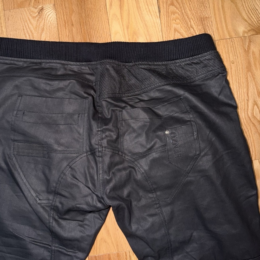 Enzo Mens Jeans 686 Pants Black Size 48 Joggers With Pockets - Picture 10 of 11